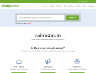 railradar.in screenshot