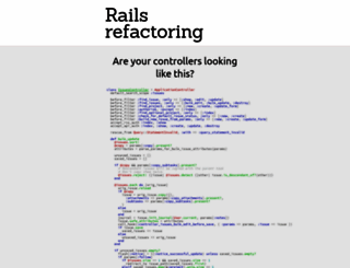 rails-refactoring.com screenshot