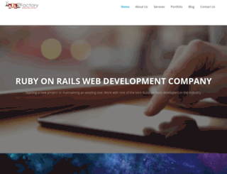 railsfactory.com screenshot