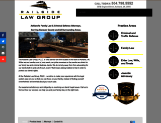 railsidelaw.com screenshot