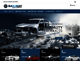 railwayautospares.com screenshot