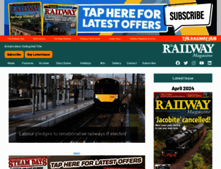 railwaymagazine.co.uk screenshot