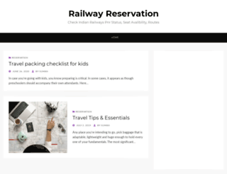 railwayreservation.co.in screenshot