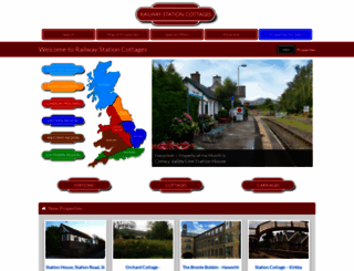 railwaystationcottages.co.uk screenshot