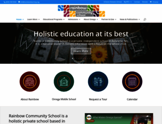 rainbowcommunityschool.org screenshot