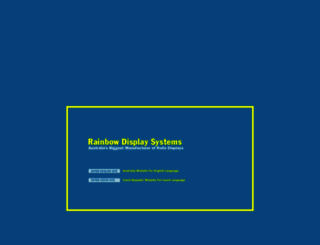 rainbowdisplaysystems.com.au screenshot