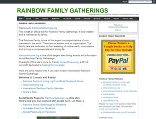 rainbowgatherings.org screenshot