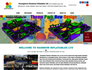 rainbowinflatableschina.com screenshot