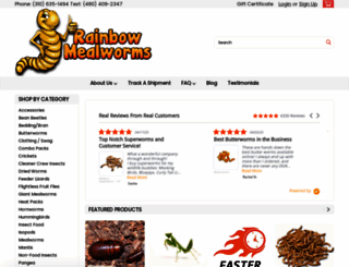 rainbowmealworms.net screenshot