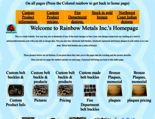 rainbowmetals.com screenshot