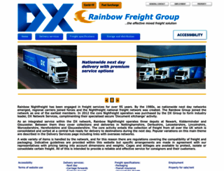 rainbownightfreight.com screenshot
