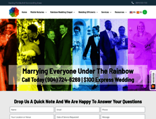 rainbownotaryandnuptials.com screenshot