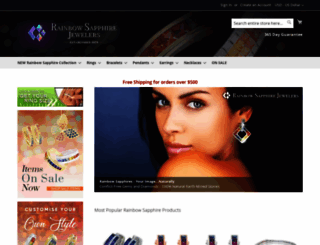 rainbowsapphirejewelers.com screenshot
