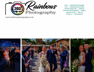 rainbowsphotography.co.uk screenshot