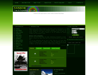rainbowtrek.com.np screenshot