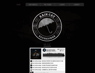 raincatrecordings.com screenshot