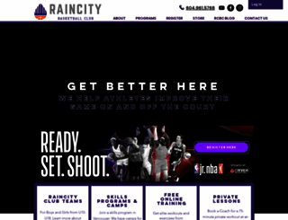 raincitybasketball.ca screenshot