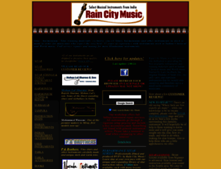 raincitymusic.com screenshot