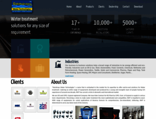 raindropswatertech.com screenshot