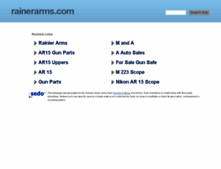rainerarms.com screenshot