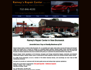 raineysrepaircenter.com screenshot