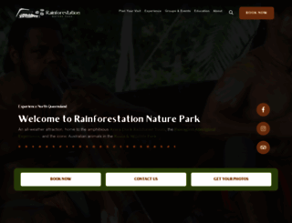 rainforest.com.au screenshot