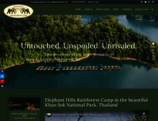 rainforestcamp.com screenshot