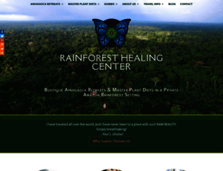 rainforesthealingcenter.com screenshot