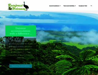 rainforesthideaway.com screenshot