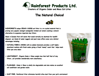 rainforestproducts.ca screenshot