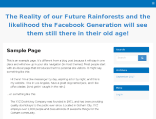 rainforestrealities.com screenshot
