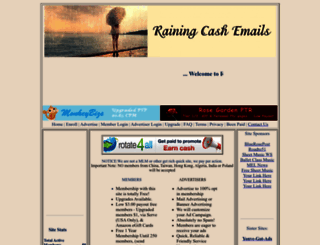 rainingcashemails.com screenshot