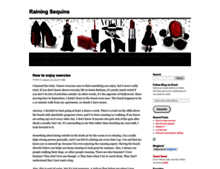 rainingsequins.wordpress.com screenshot
