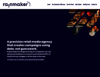rainmakermedia.co.za screenshot