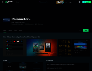 rainmeter.deviantart.com screenshot
