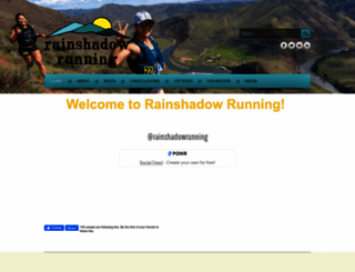 rainshadowrunning.com screenshot