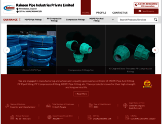 rainsonpipeindustries.com screenshot