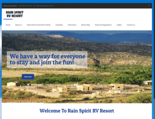 rainspiritrvresort.com screenshot