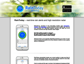 raintoday.weatherpro.de screenshot