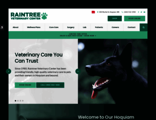 raintreevetcenter.com screenshot