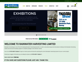 rainwaterharvesting.co.uk screenshot