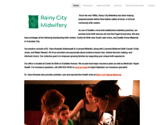 rainycitymidwifery.com screenshot