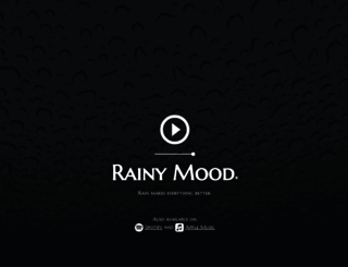 rainymood.com screenshot