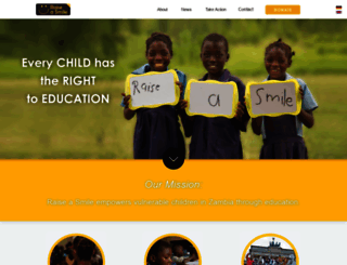 raise-a-smile.org screenshot