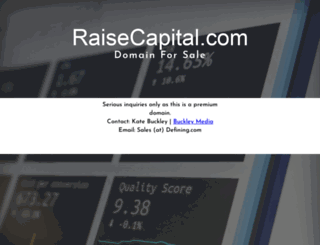 raisecapital.com screenshot