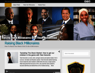 raisingblackmillionaires.com screenshot