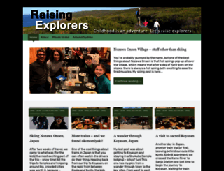 raisingexplorers.net screenshot