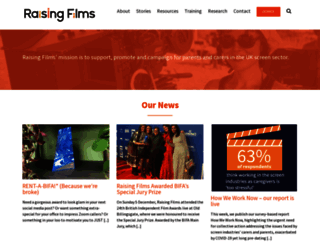 raisingfilms.com screenshot