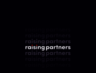 raisingpartners.com screenshot