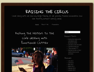 raisingthecircus.wordpress.com screenshot